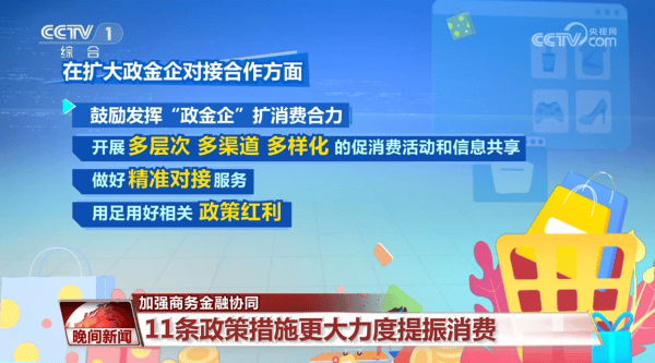 加强商务金融协同 11条政策措施更大力度提振消费
