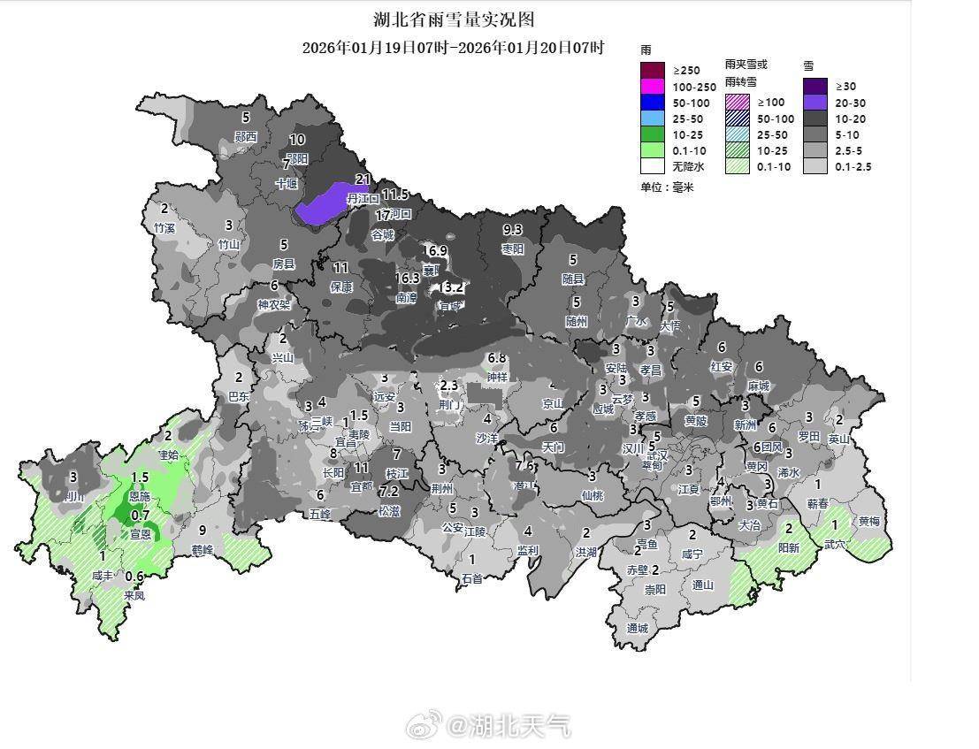 低至-8℃！武汉最大积雪深度7厘米！湖北多地降下大到暴雪，雪还要下多久？