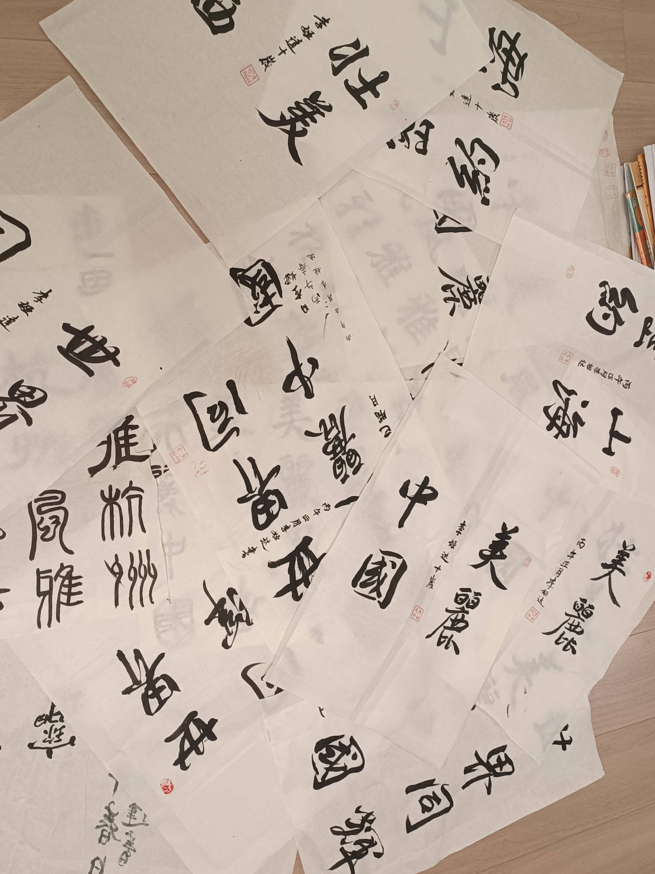 妈妈陪练4年多，杭州11岁女孩用一支毛笔惊艳外交官
